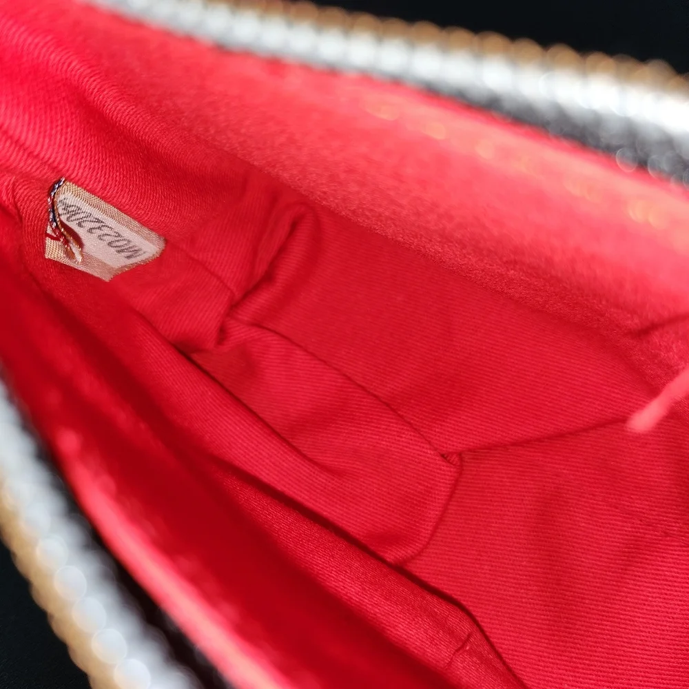 Dooney Red Plaid Zip Case - Picture 4 of 13